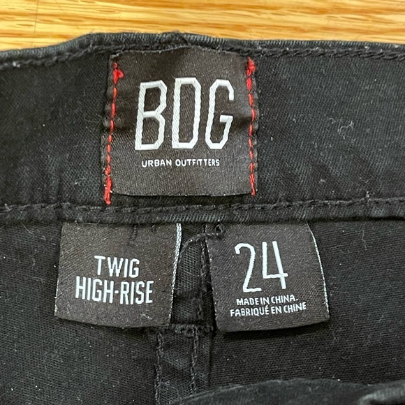 Urban Outfitters BDG Twig High-Rise Crop Skinny Jeans Size 24 - Picture 9 of 10